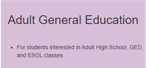 Adult General Education Image